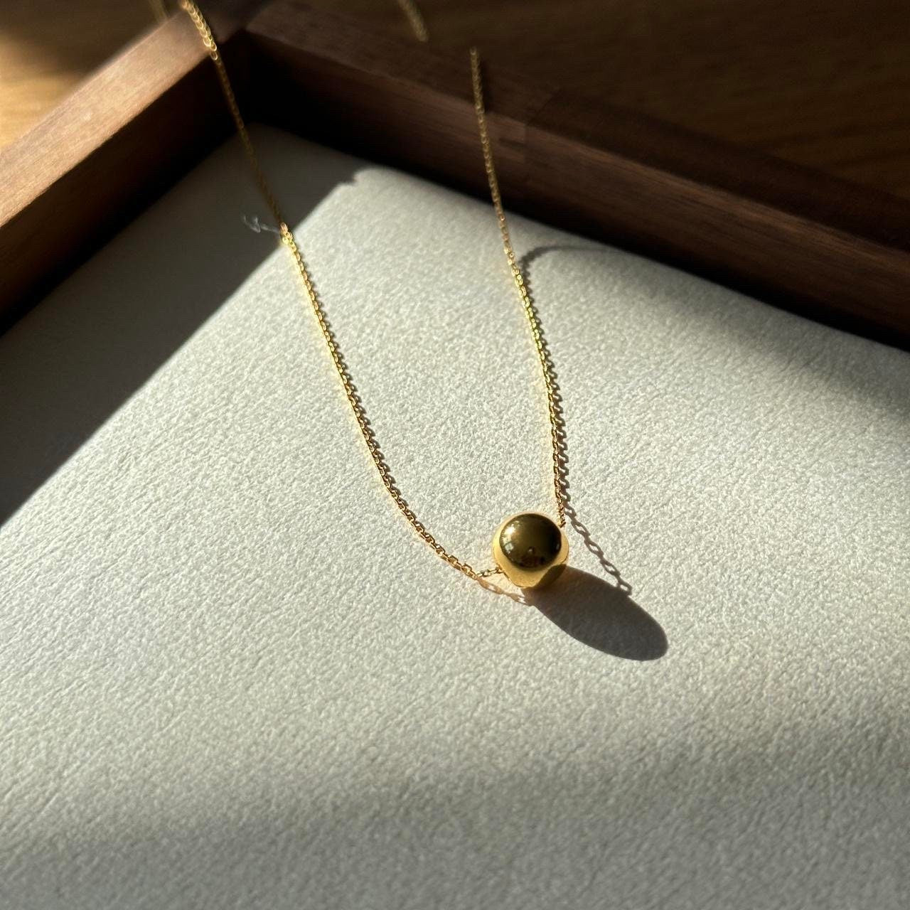 Gold Ball Gold Necklace