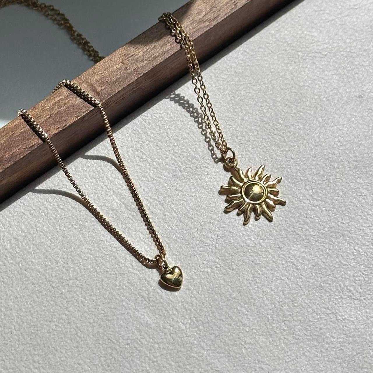 Gold Mini Heart Necklace