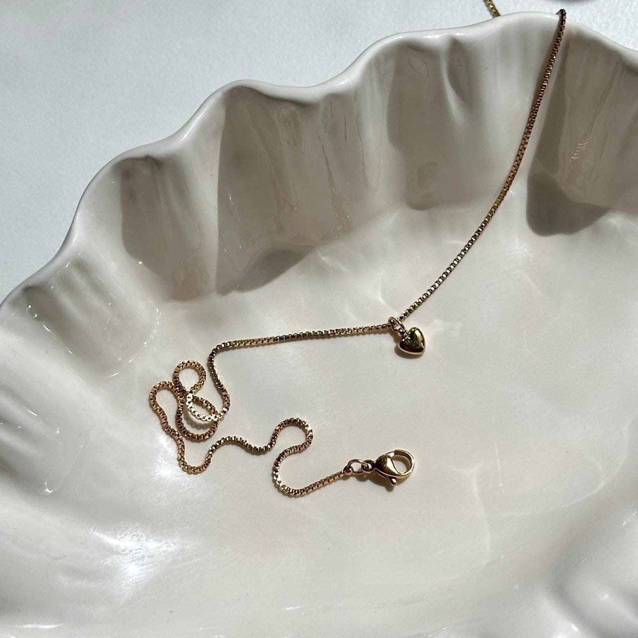 Gold Mini Heart Necklace