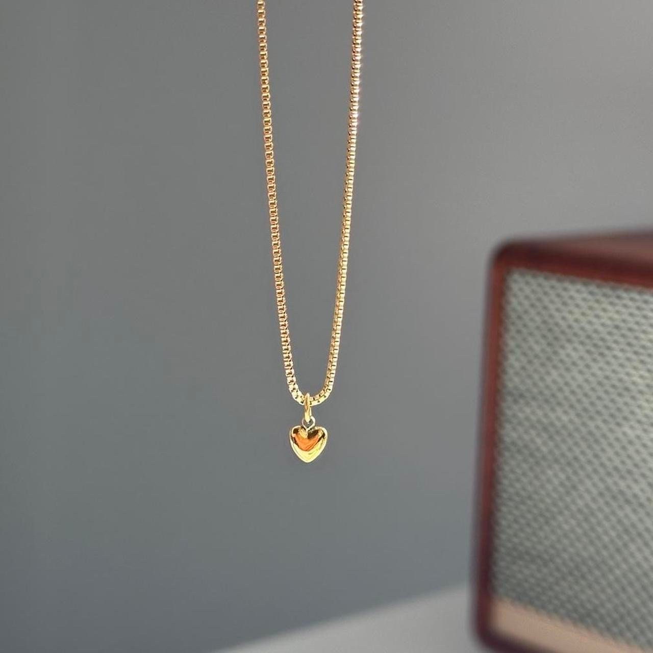 Gold Mini Heart Necklace