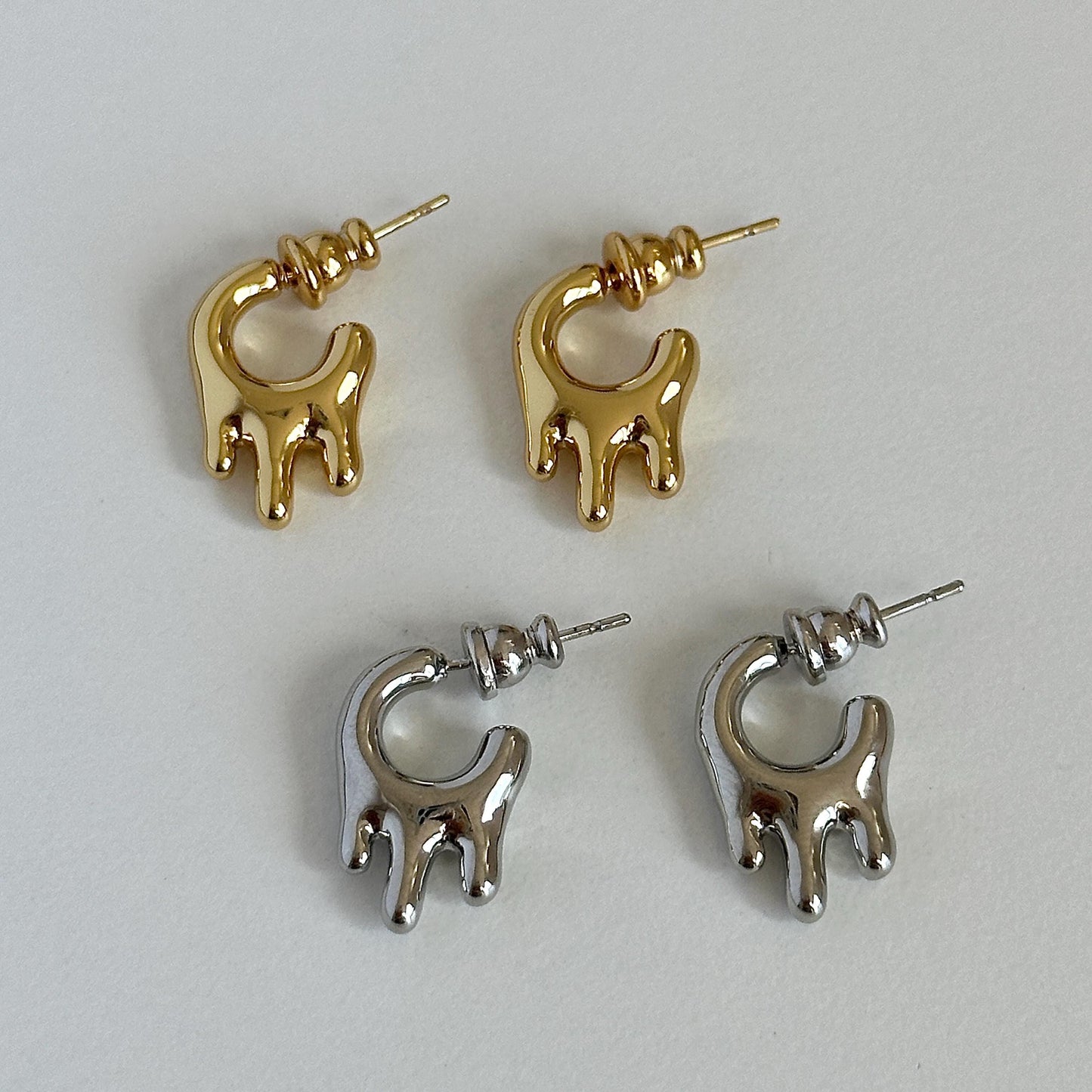 Geometric Dripping Earrings