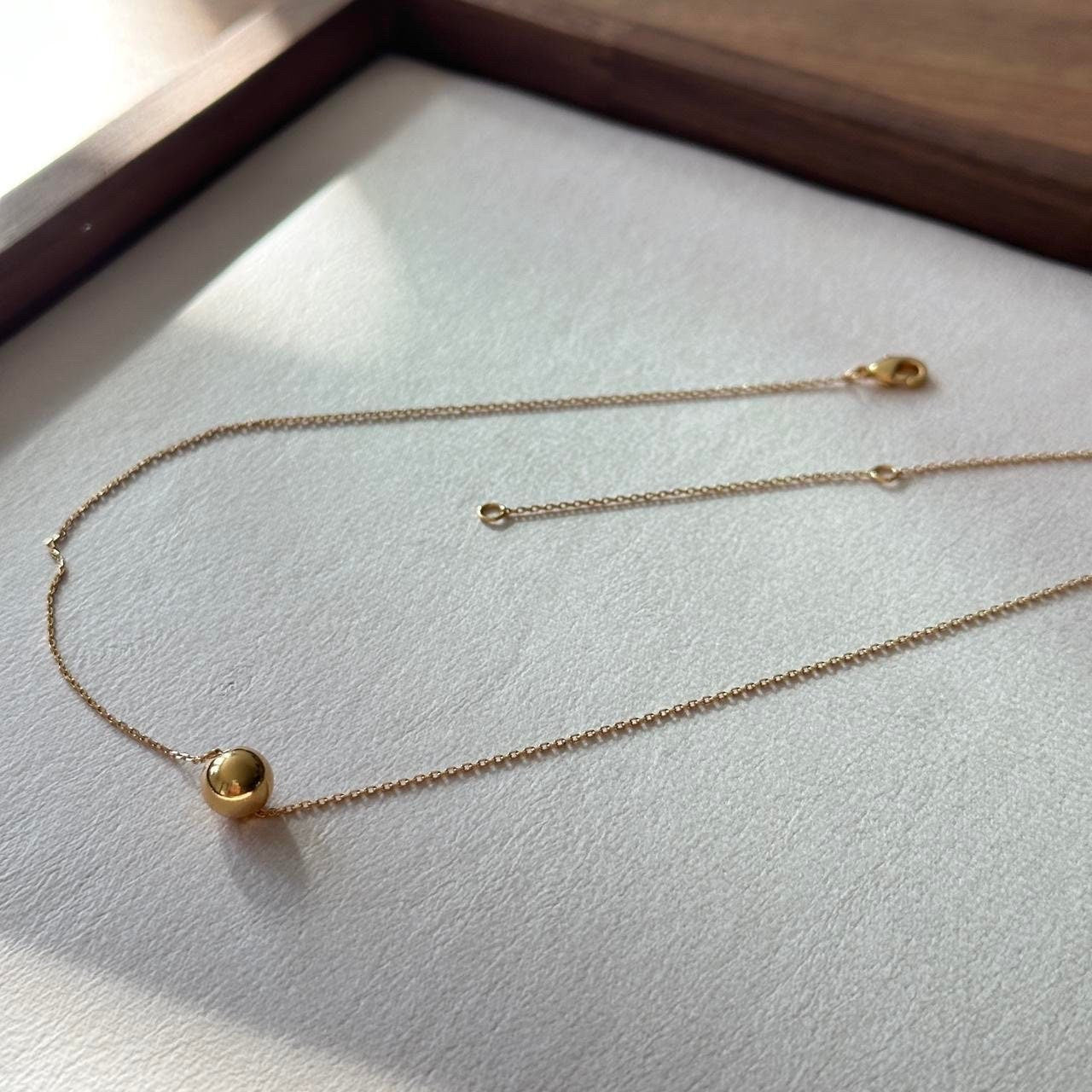 Gold Ball Gold Necklace