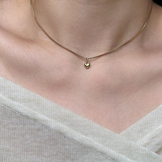 Gold Mini Heart Necklace