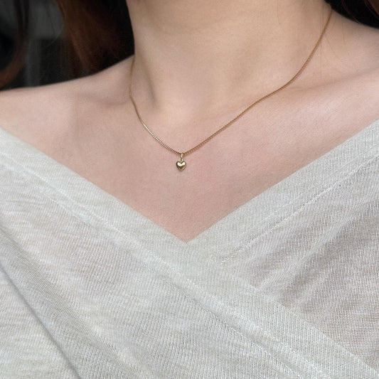 Gold Mini Heart Necklace