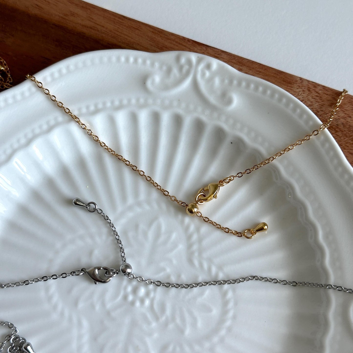 Shell Drops Necklace, Cute Shell Necklace