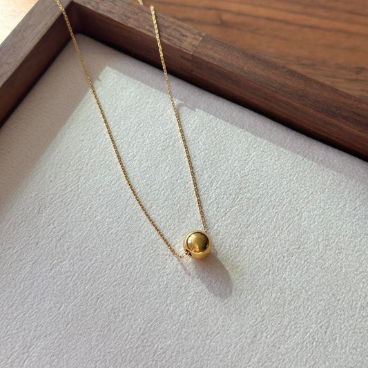 Gold Ball Gold Necklace