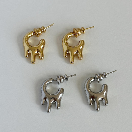 Geometric Dripping Earrings