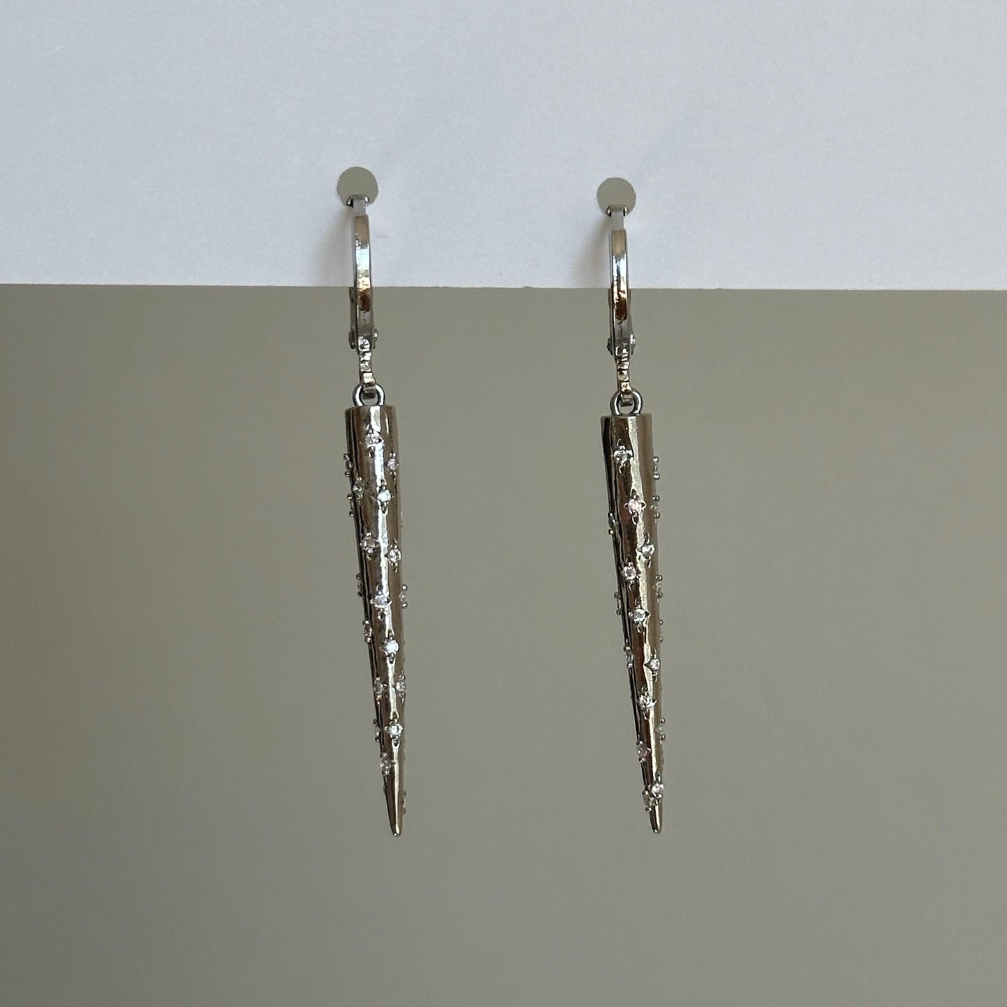Spike Huggie Hoops Earring
