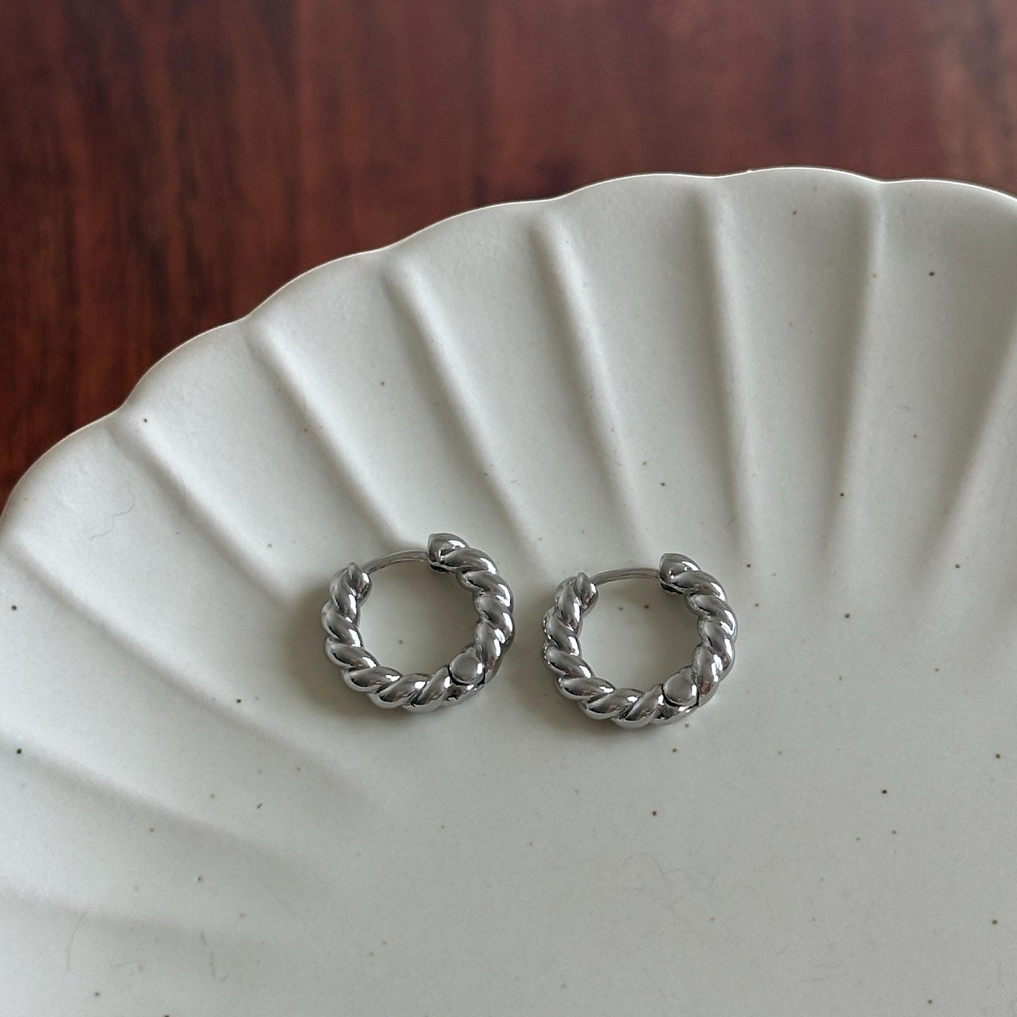 Gold Silver Mini Hoops Earrings
