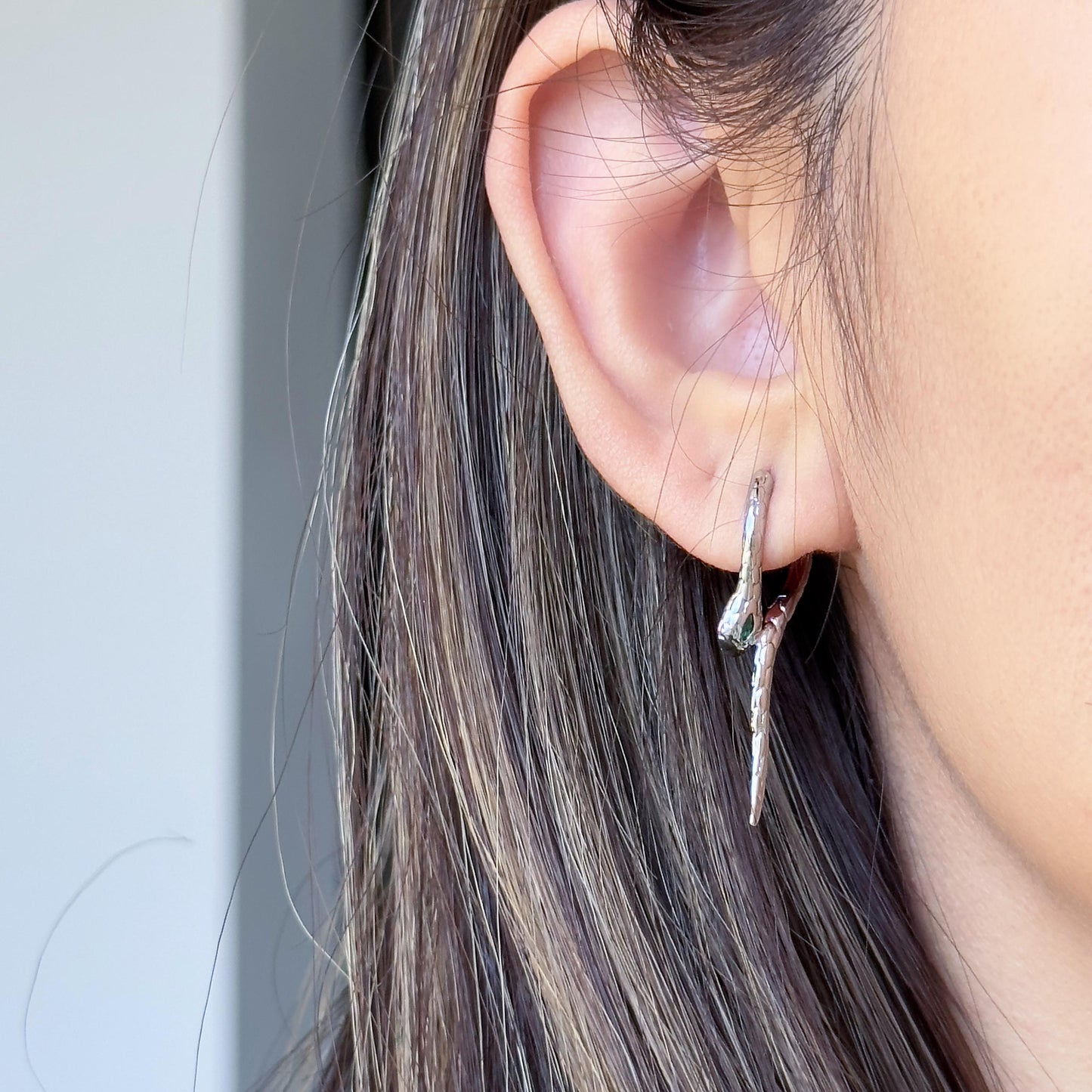 Snake Huggie Earrings