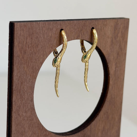Snake Huggie Earrings